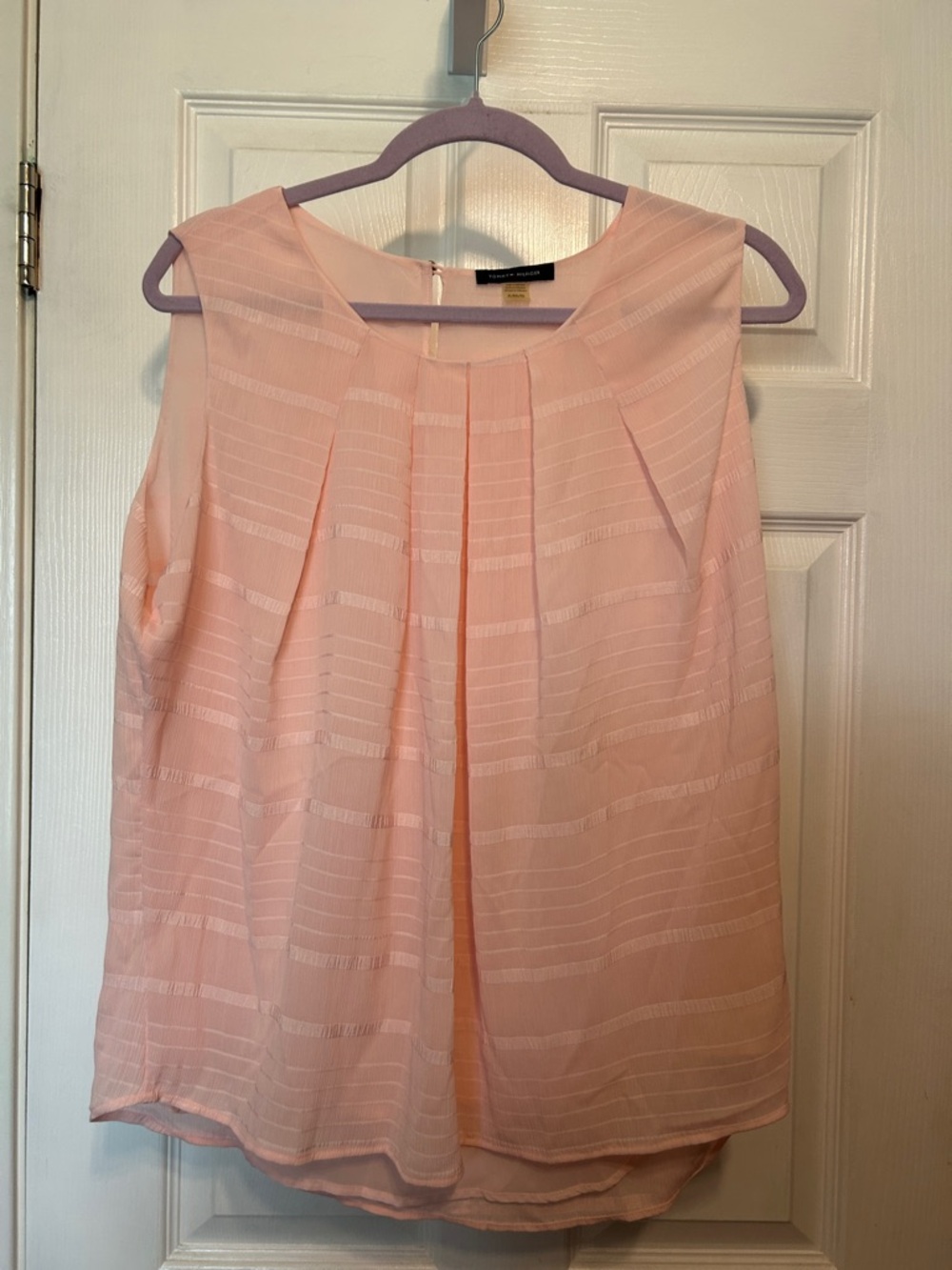 Tommy Hilfiger Pink Sleeveless Top XL